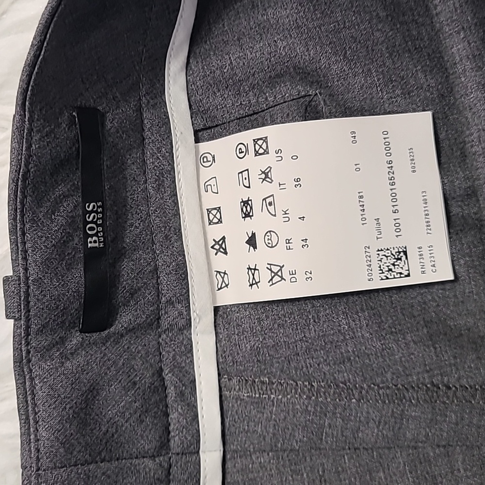 Hugo Boss Tulia Gray Women's Pants Size 0 - Picture 5 of 12